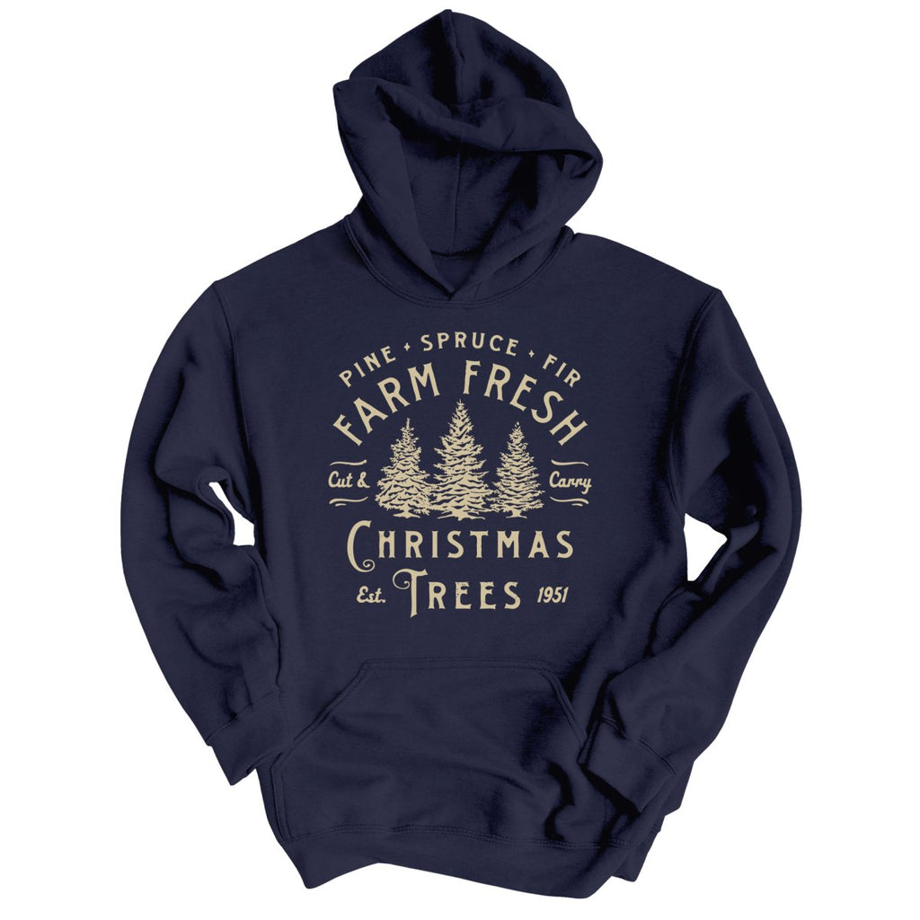 Farm Fresh Christmas Trees Hoodie - Main Image