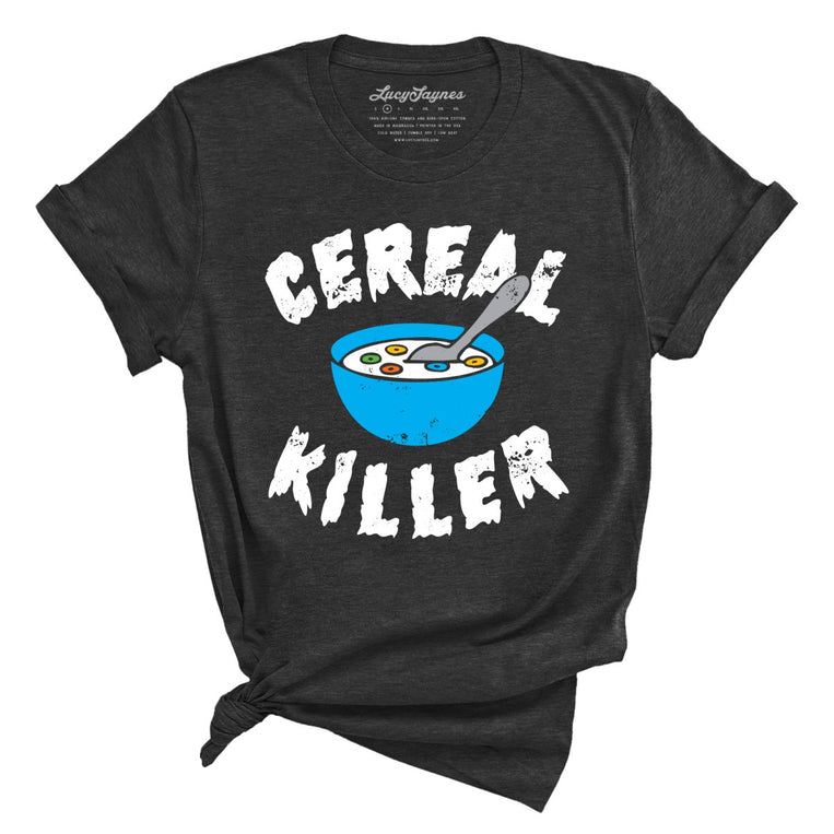 Cereal Killer - Dark Grey Heather - Full Front
