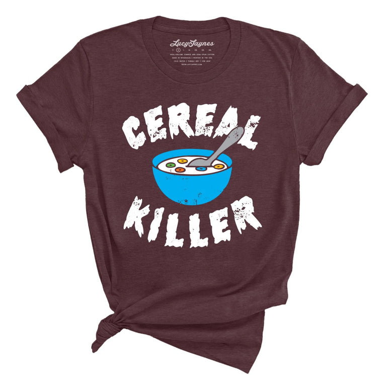 Cereal Killer - Heather Maroon - Full Front