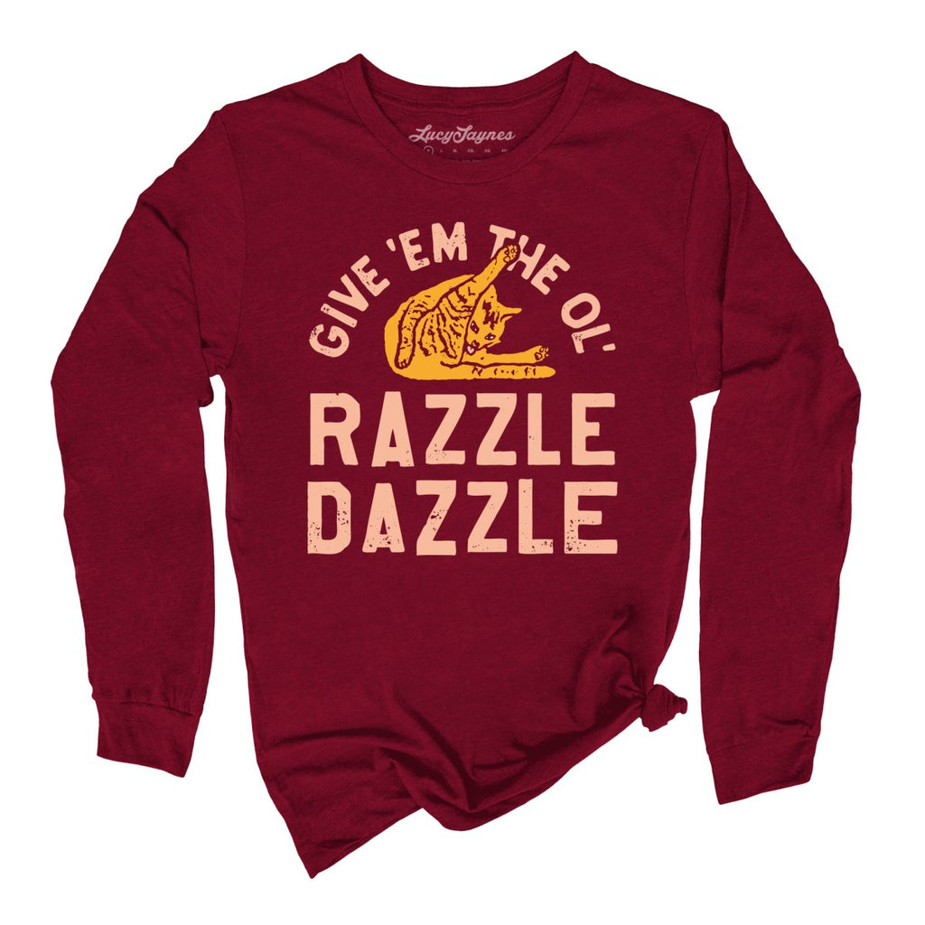Razzle Dazzle Long Sleeve Tee | Lucy Jaynes