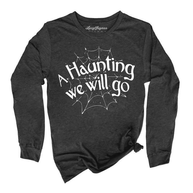 A Haunting We Will Go - Dark Grey Heather - Full Front