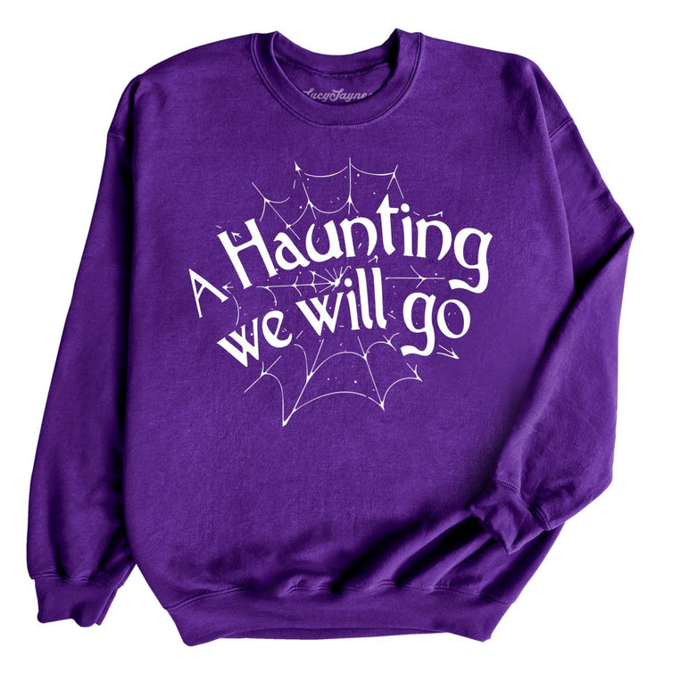 A Haunting We Will Go - Purple - Full Front