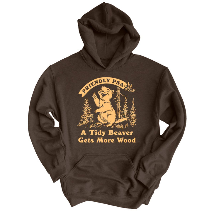 A Tidy Beaver Gets More Wood Hoodie