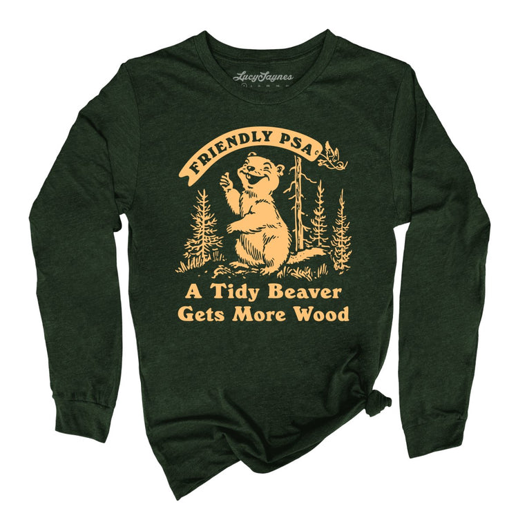 A Tidy Beaver Gets More Wood - Heather Forest - Front