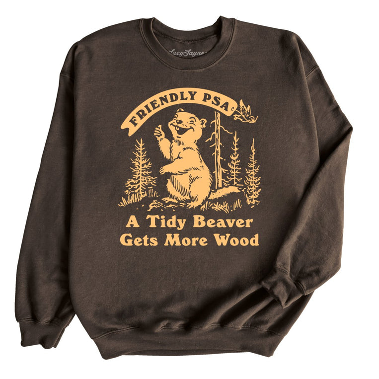 A Tidy Beaver Gets More Wood Sweatshirt – Lucy Jaynes