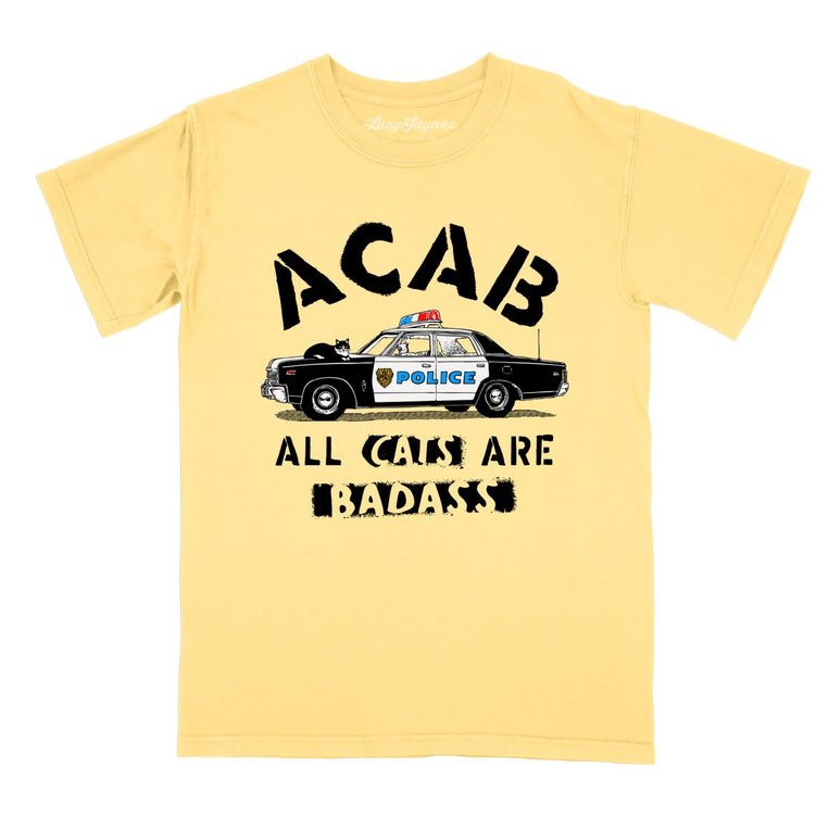 ACAB All Cats - Butter - Comfort Colors Tee