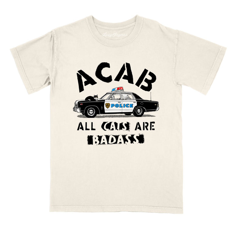 ACAB All Cats - Ivory - Comfort Colors Tee