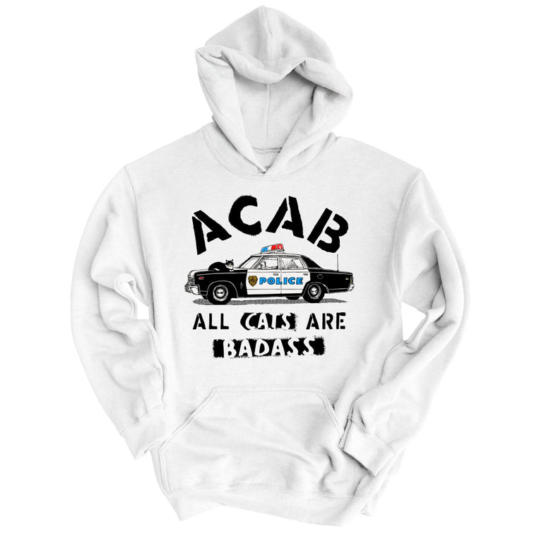 ACAB All Cats - White - Unisex Hoodie