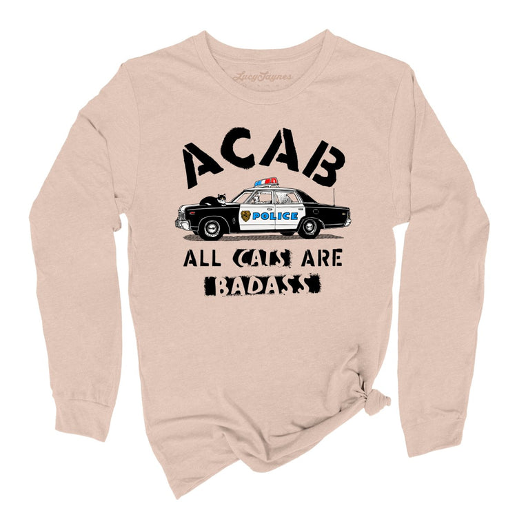 ACAB All Cats - Sand Dune - Unisex Long Sleeve T-Shirt