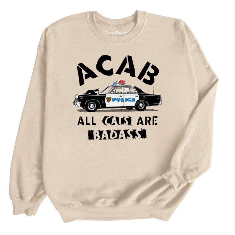 ACAB All Cats - Sand - Unisex Sweatshirt