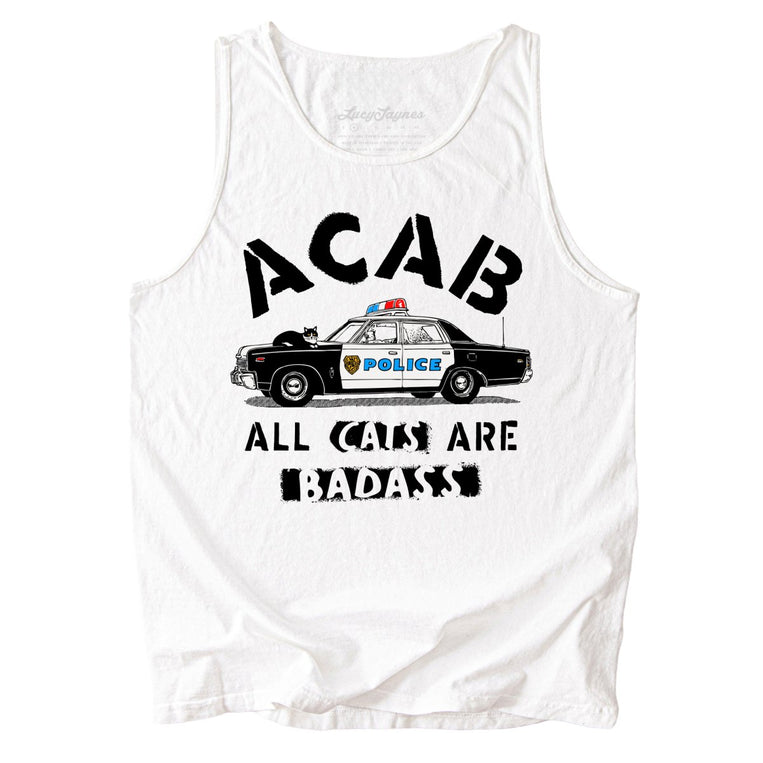 ACAB All Cats Comfort Colors Graphic Tank Top