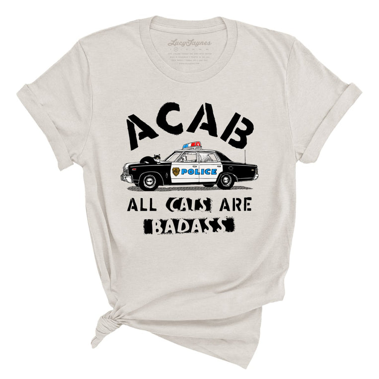 ACAB All Cats - Heather Dust - Unisex T-Shirt
