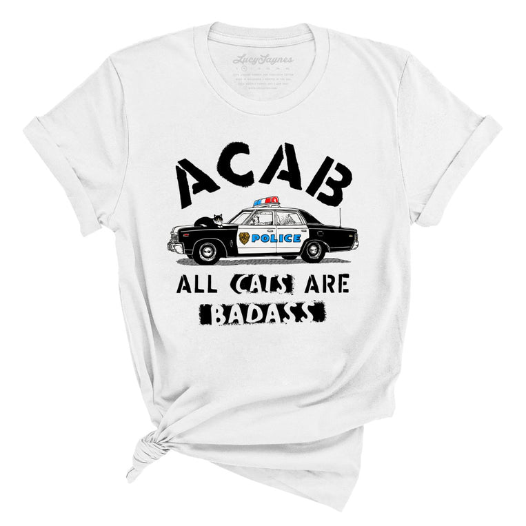 ACAB All Cats - White - Unisex T-Shirt