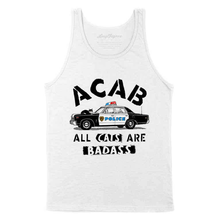 ACAB All Cats - White - Unisex Tank Top