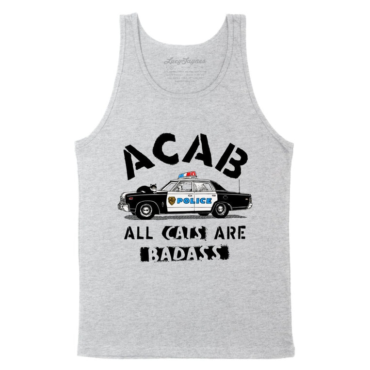 ACAB All Cats - Athletic Heather - Unisex Tank Top
