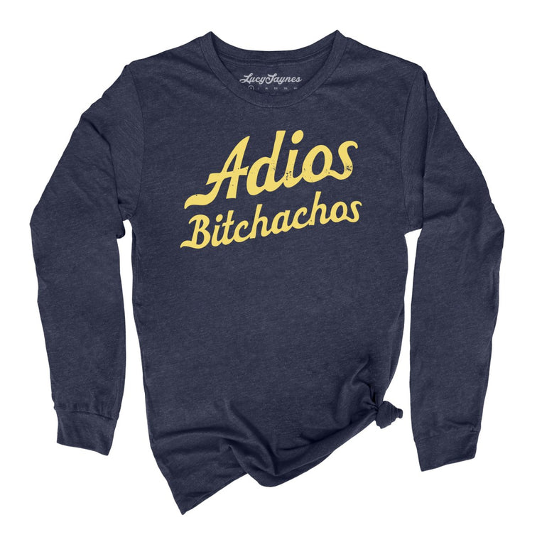 Adios Bitchachos - Heather Navy - Full Front