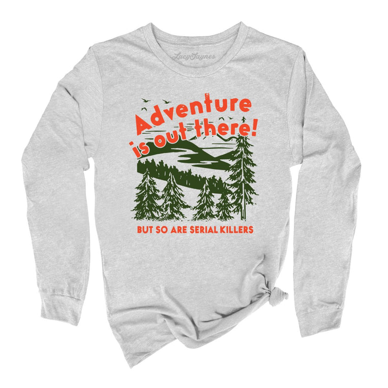 Adventure Is Out There - Athletic Heather - Full Front
