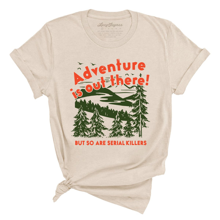 Adventure Is Out There - Soft Cream - Unisex T-Shirt