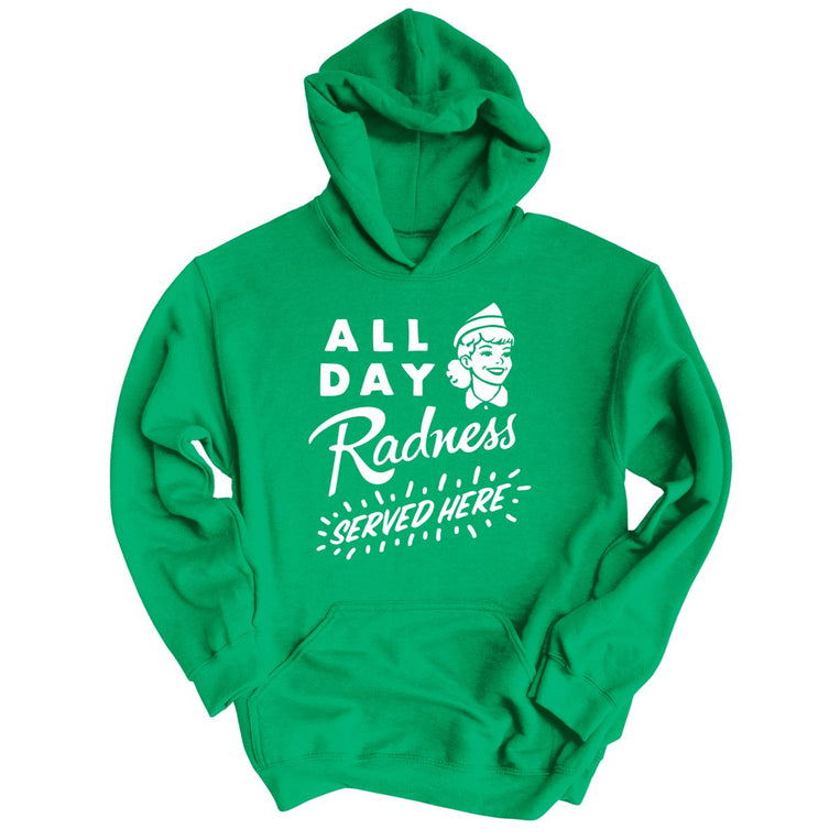 All Day Radness - Irish Green - Front