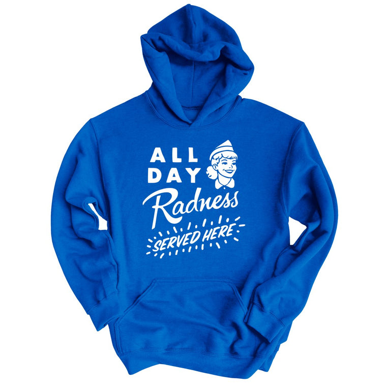 All Day Radness - Royal - Front