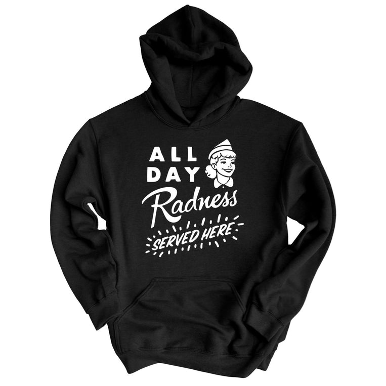 All Day Radness - Black - Front