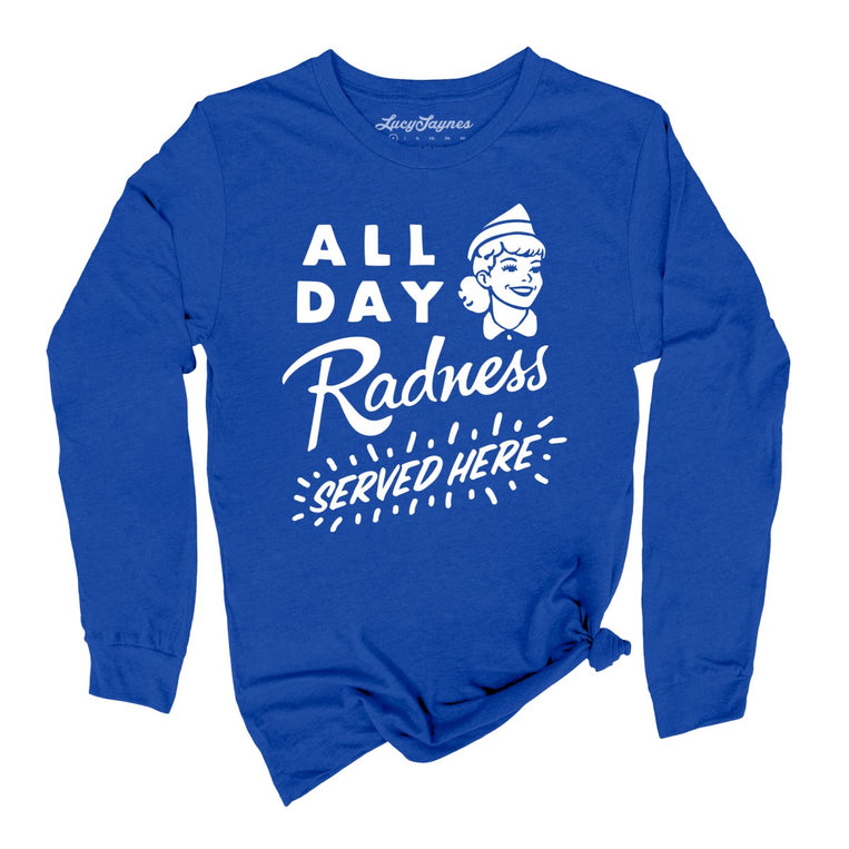 All Day Radness - True Royal - Front