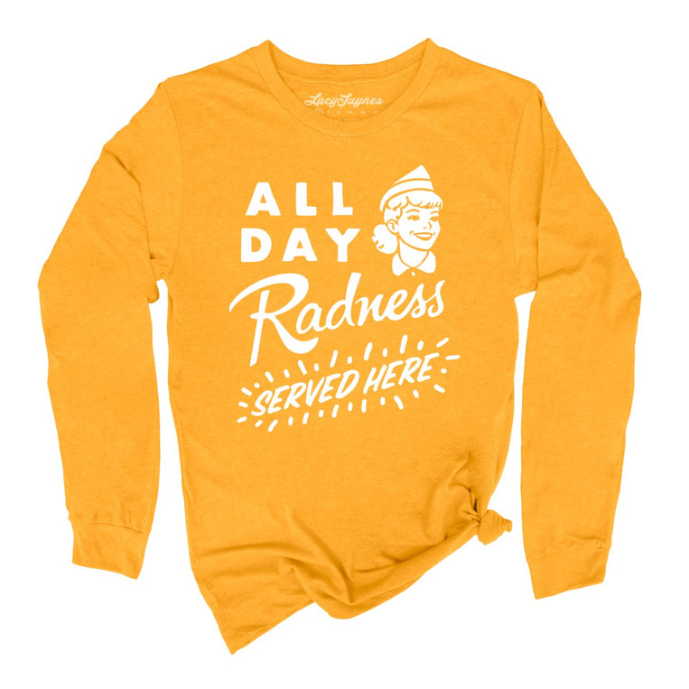 All Day Radness - Gold - Front