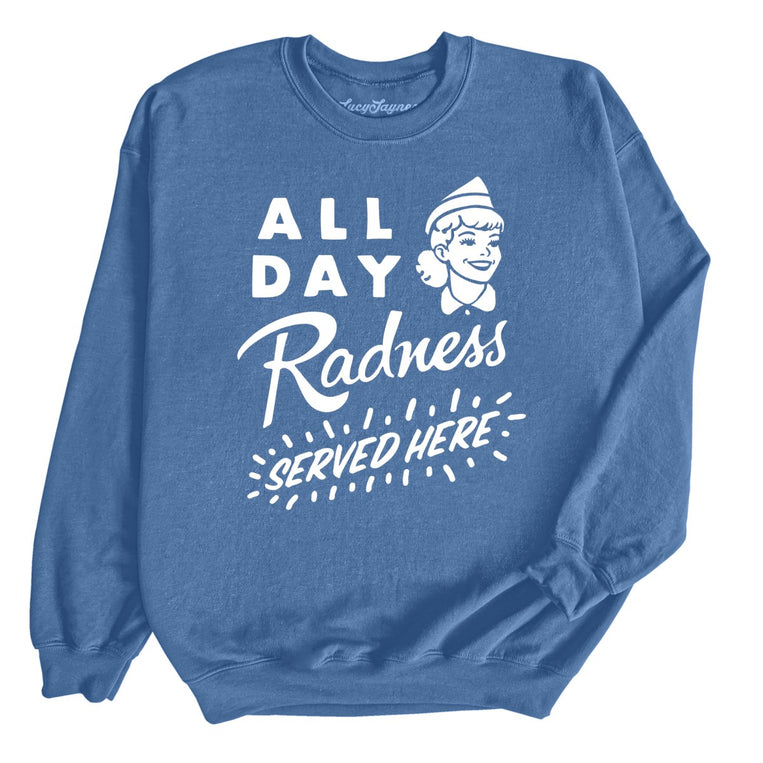 All Day Radness - Indigo Blue - Front