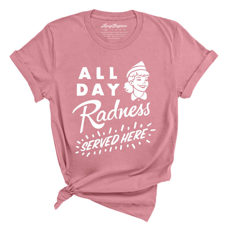 All Day Radness - Mauve - Front