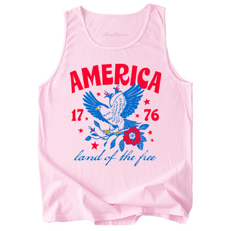 America Land Of The Free Comfort Colors Tank Top