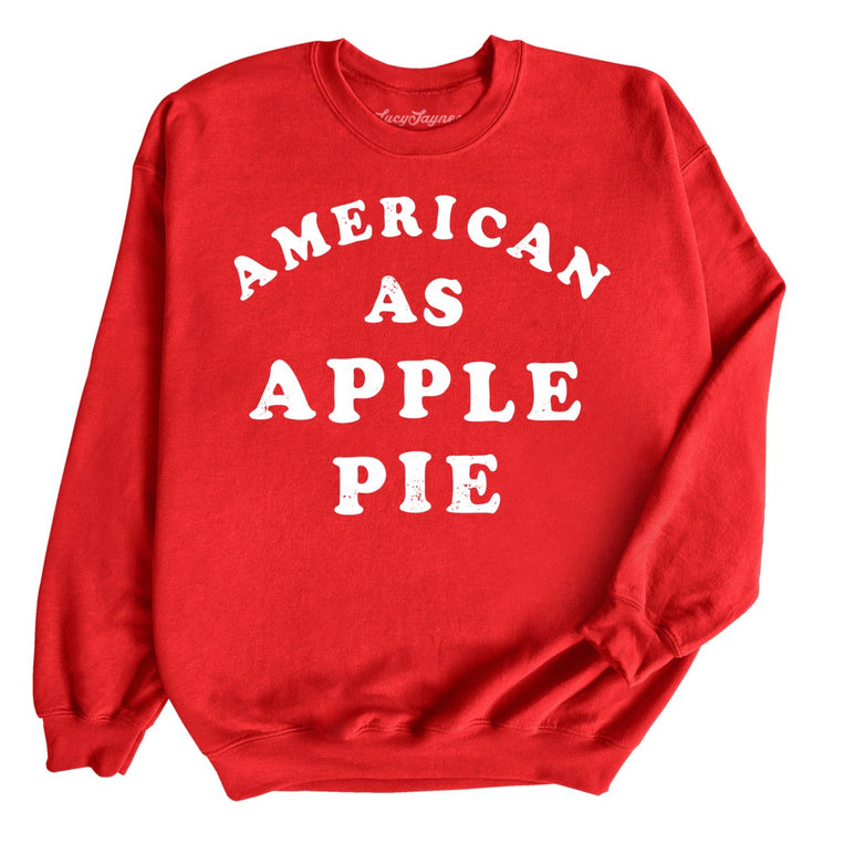American As Apple Pie - Red - Full Front