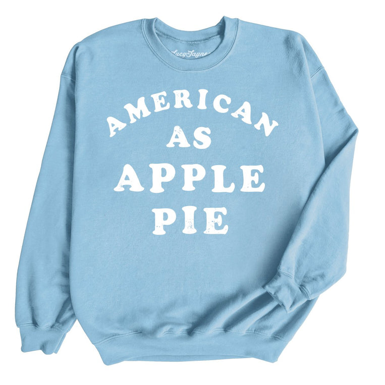 American As Apple Pie - Light Blue - Full Front