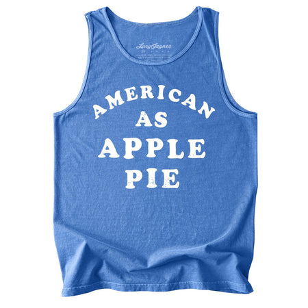 American As Apple Pie Comfort Colors Tank Top