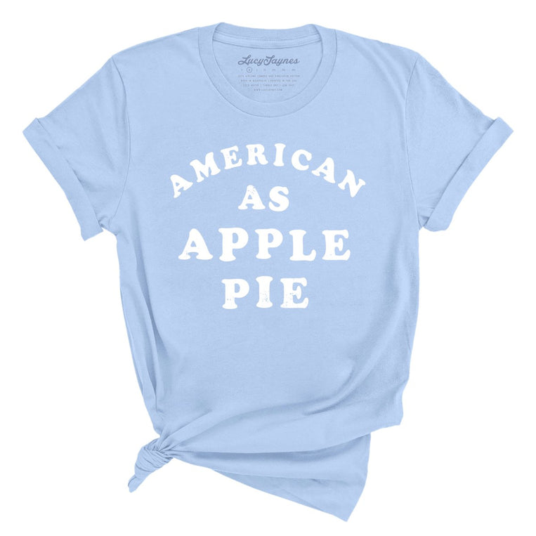 American As Apple Pie - Baby Blue - Full Front