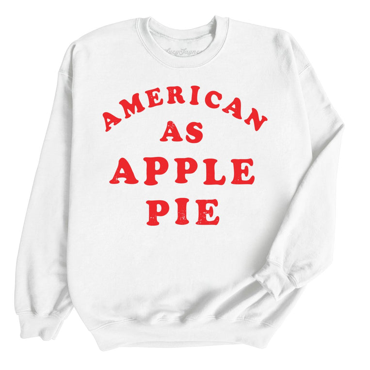 American As Apple Pie - White - Full Front