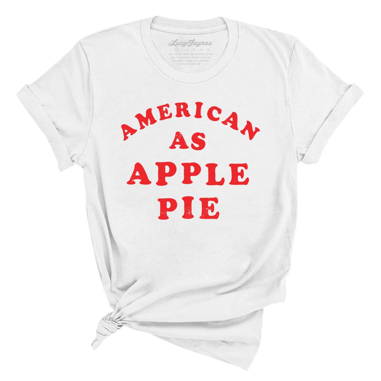 American As Apple Pie - White - Full Front