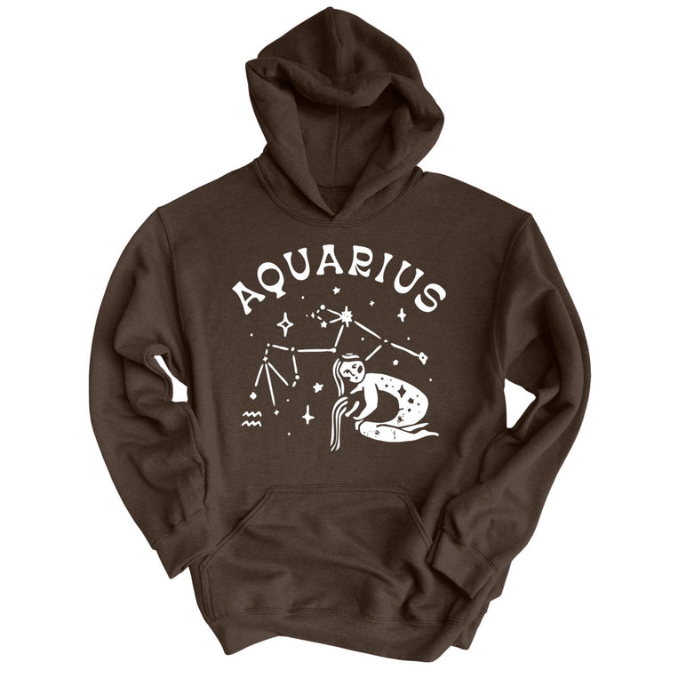Aquarius - Dark Chocolate - Unisex Hoodie
