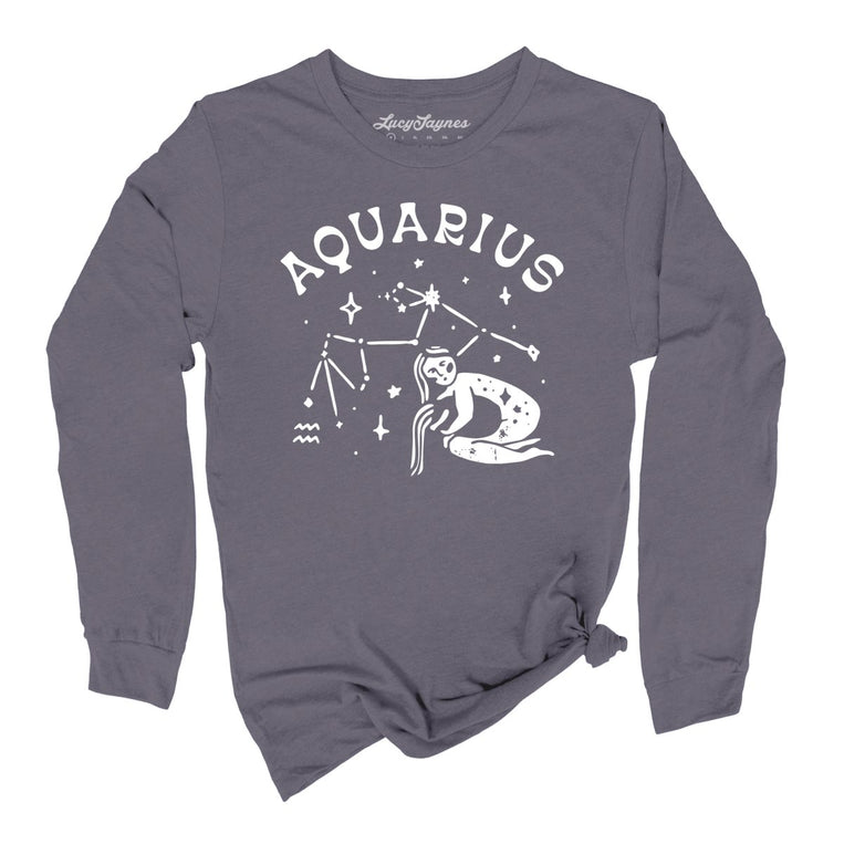 Aquarius - Storm - Unisex Long Sleeve T-Shirt