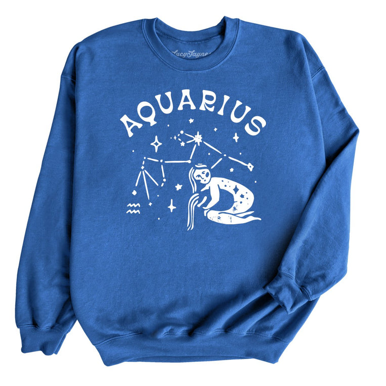Aquarius - Royal - Unisex Sweatshirt