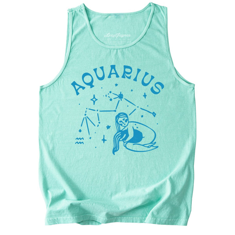 Aquarius Comfort Colors Graphic Tank Top - Island Reef