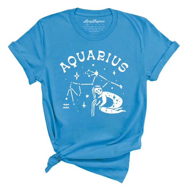 Aquarius - Aqua - Unisex T-Shirt