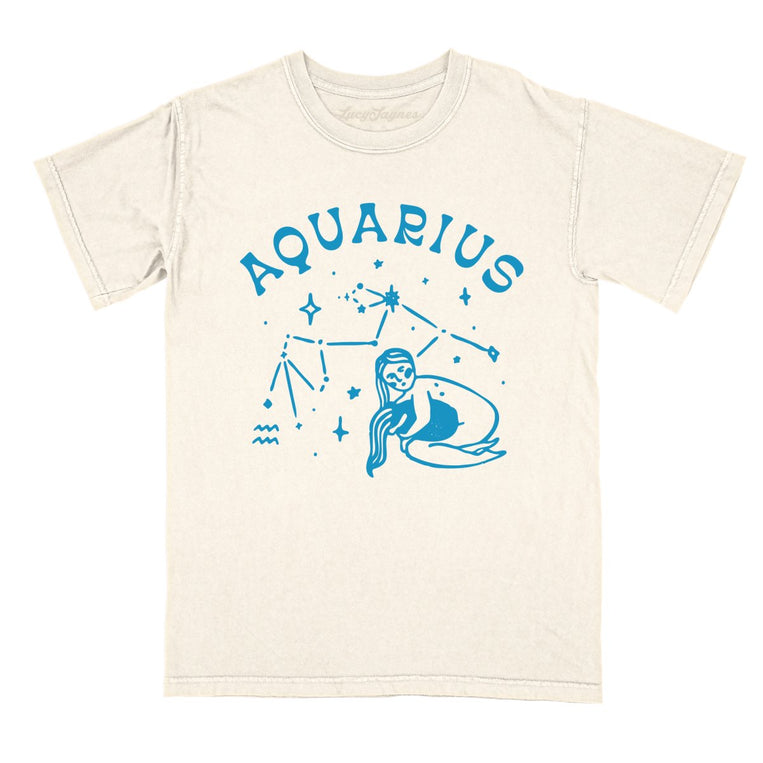 Aquarius - Ivory - Comfort Colors Tee