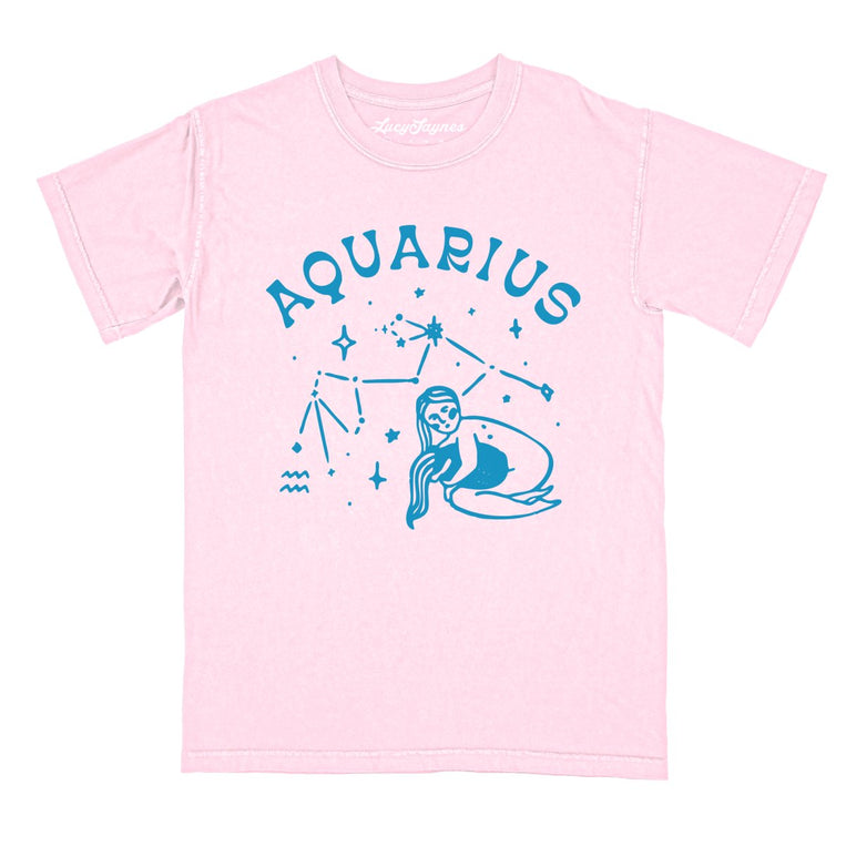 Aquarius - Blossom - Comfort Colors Tee