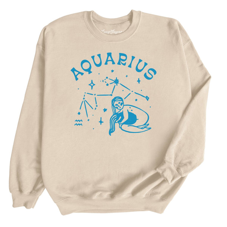 Aquarius - Sand - Unisex Sweatshirt