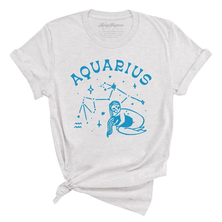 Aquarius - Ash - Unisex T-Shirt