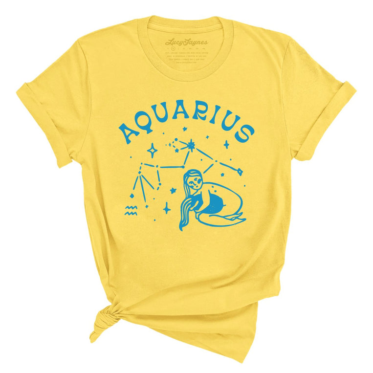 Aquarius - Yellow - Unisex T-Shirt