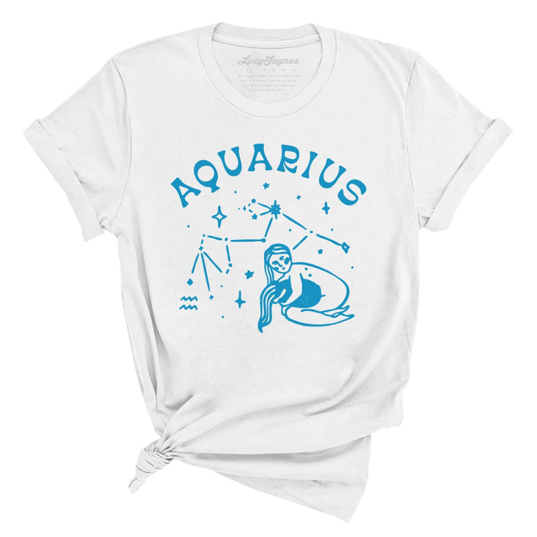 Aquarius - White - Unisex T-Shirt