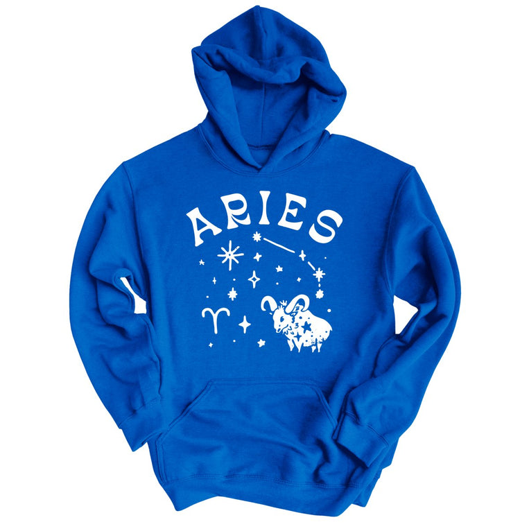 Aries Graphic Hoodie - Royal