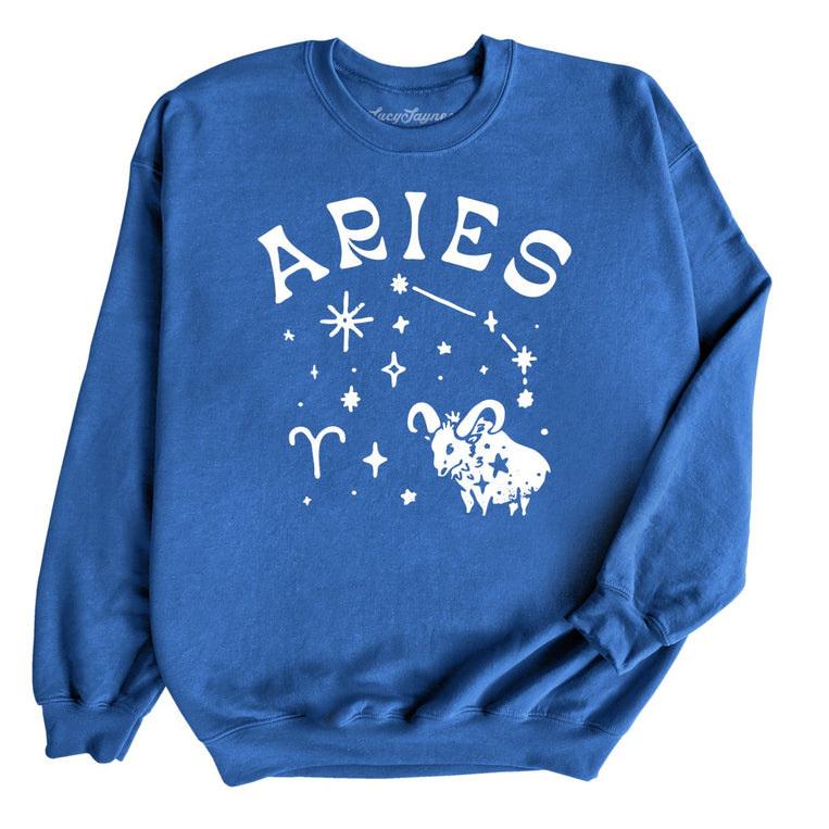 Aries - Royal - Unisex Sweatshirt