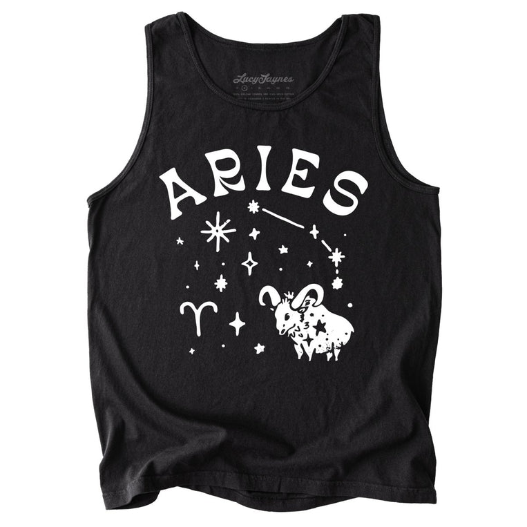 Aries Comfort Colors Graphic Tank Top